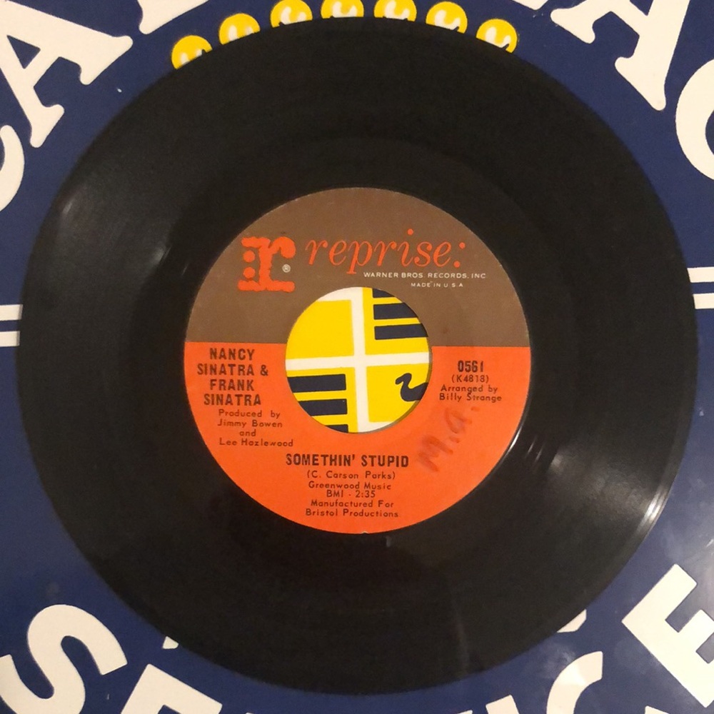 Nancy And Frank Sinatra Give Her Love Vinyl 45 Record '67